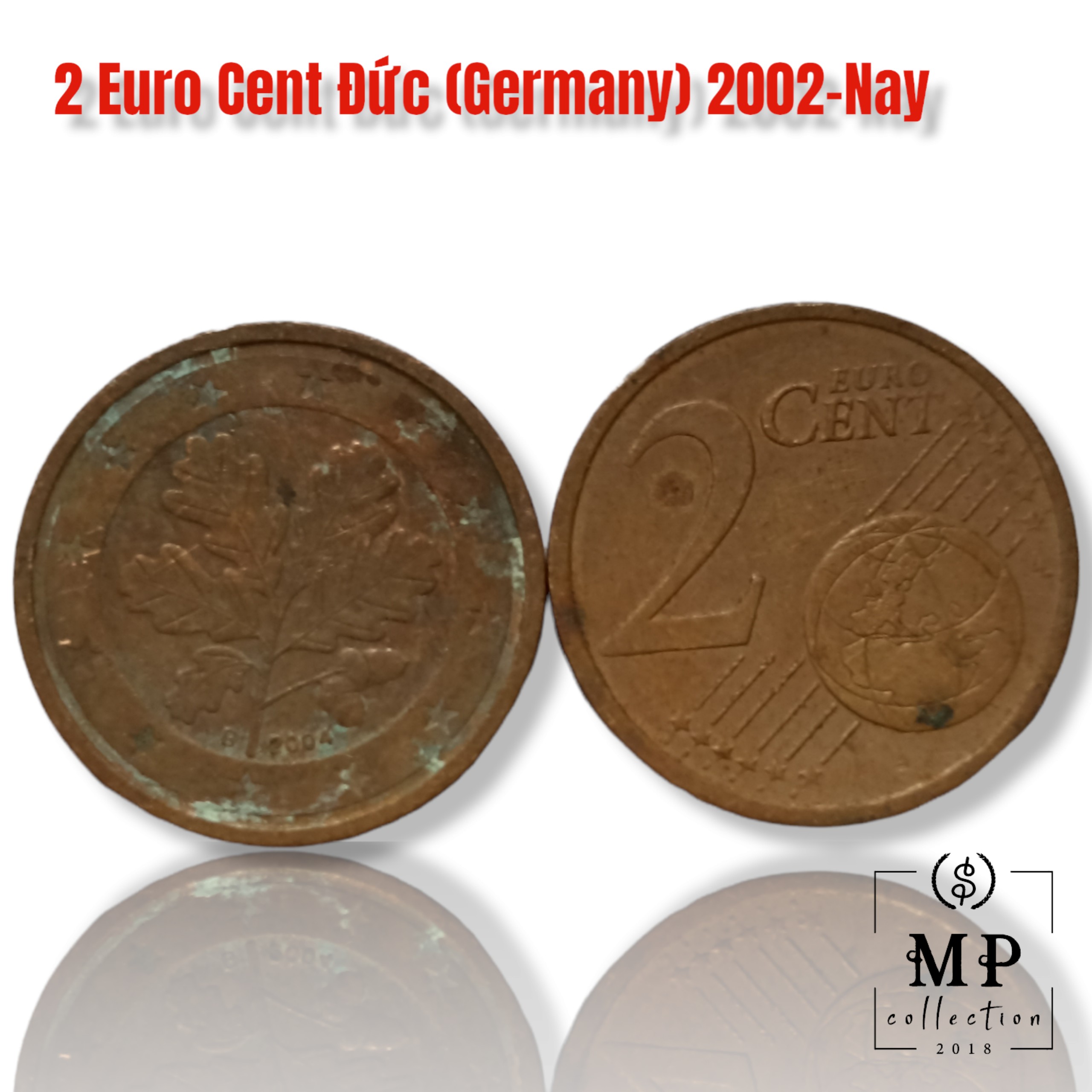 Đồng xu 2 Euro Cent Đức (Germany) 2002-Nay