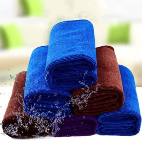 khăn lau xe microfiber đa năng, khăn lau sợi cotton bông mềm mịn, thấm hút tốt, chuyên dụng cho ô tô, xe máy