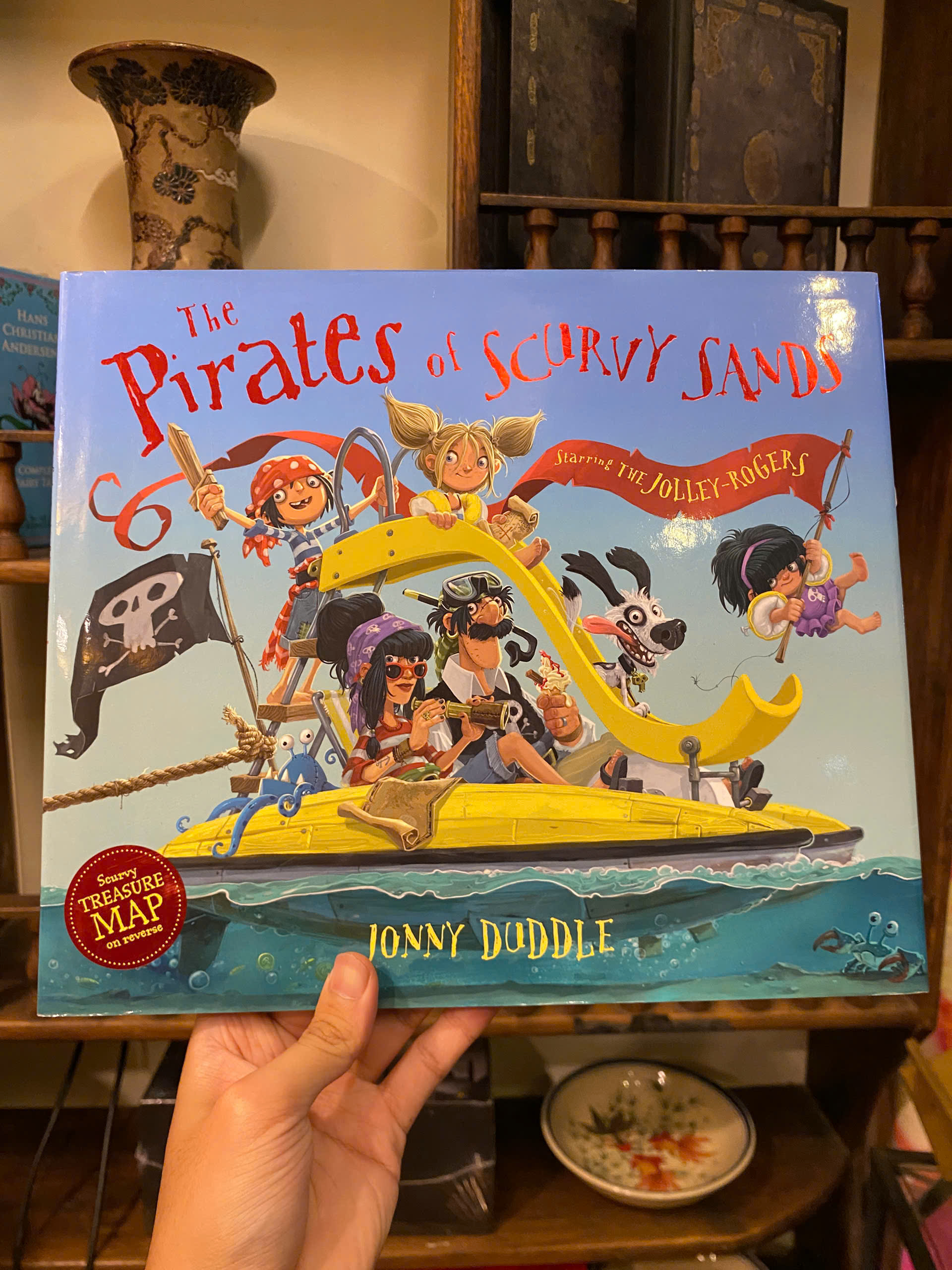 Sách - The The Pirates of Scurvy Sands by Jonny Duddle | English Children's Picture Book | Bìa cứng