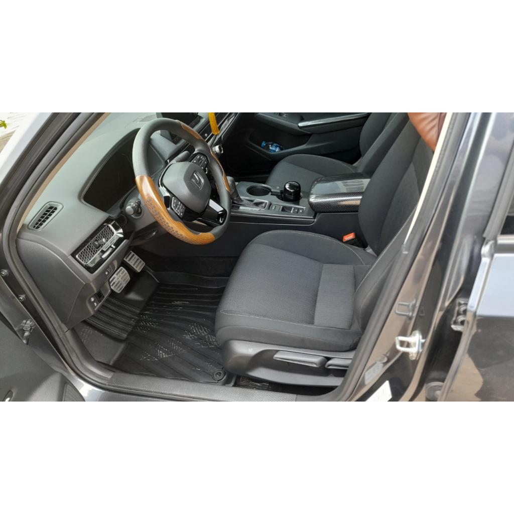 Thảm lót sàn xe ô tô Honda Civic TC 2022+ Nhãn hiệu Macsim chất liệu nhựa TPE màu đen hàng loại 2