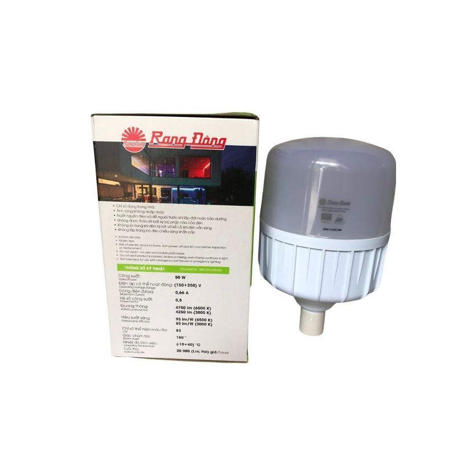 Bóng đèn Rạng Đông LED BULB Trụ 50W - Model: LED TR150N1/50W