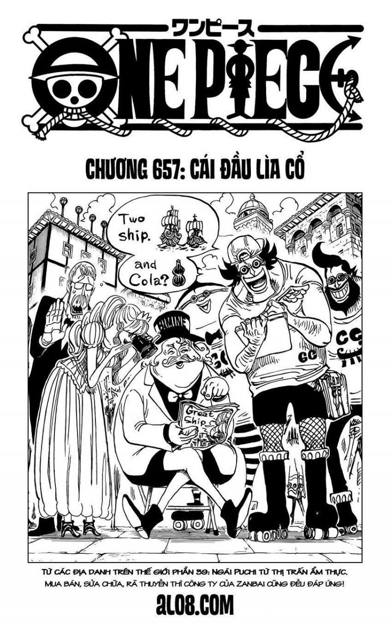 đảo hải tặc - one piece chapter 657 1