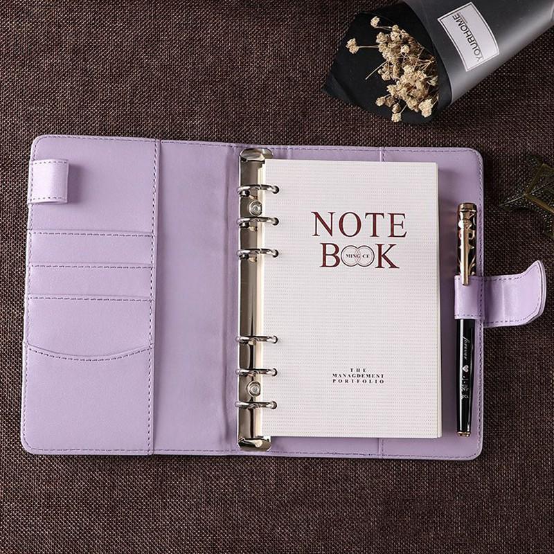 *Sale*A5 Weekly Monthly Planner Diary Classic Loose-Leaf-Ring-Binder Notebook Cover