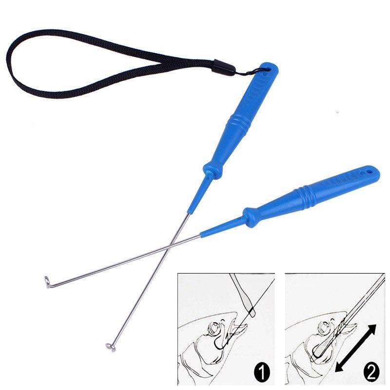 Stainless Steel Safety Extractor Fishing Hook Detacher Remover Rapid Decoupling Device for Fishing Tools Portable Fishing Tackle