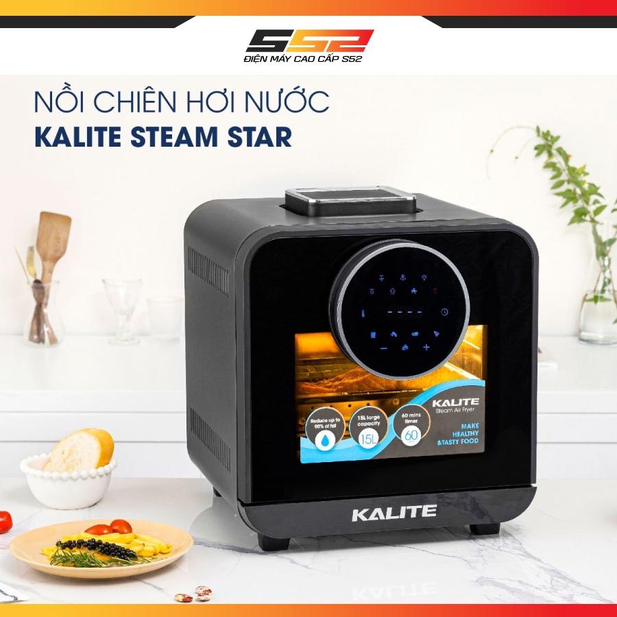 Nồi chiên không dầu KALITE STEAM STAR - Hàng Chính Hãng