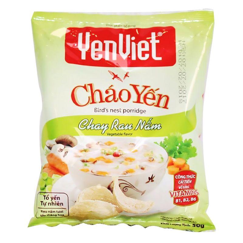 Cháo Chay Rau Nấm Yến Việt 50G – 8936104460278