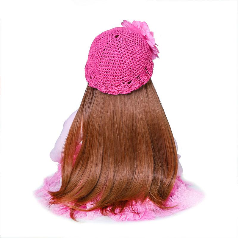 Búp bê silicon có mái tóc dài sinh động đáng yêu Búp Bê Barbie 60cm Bằng Silicon Mềm Mại Dễ Thương