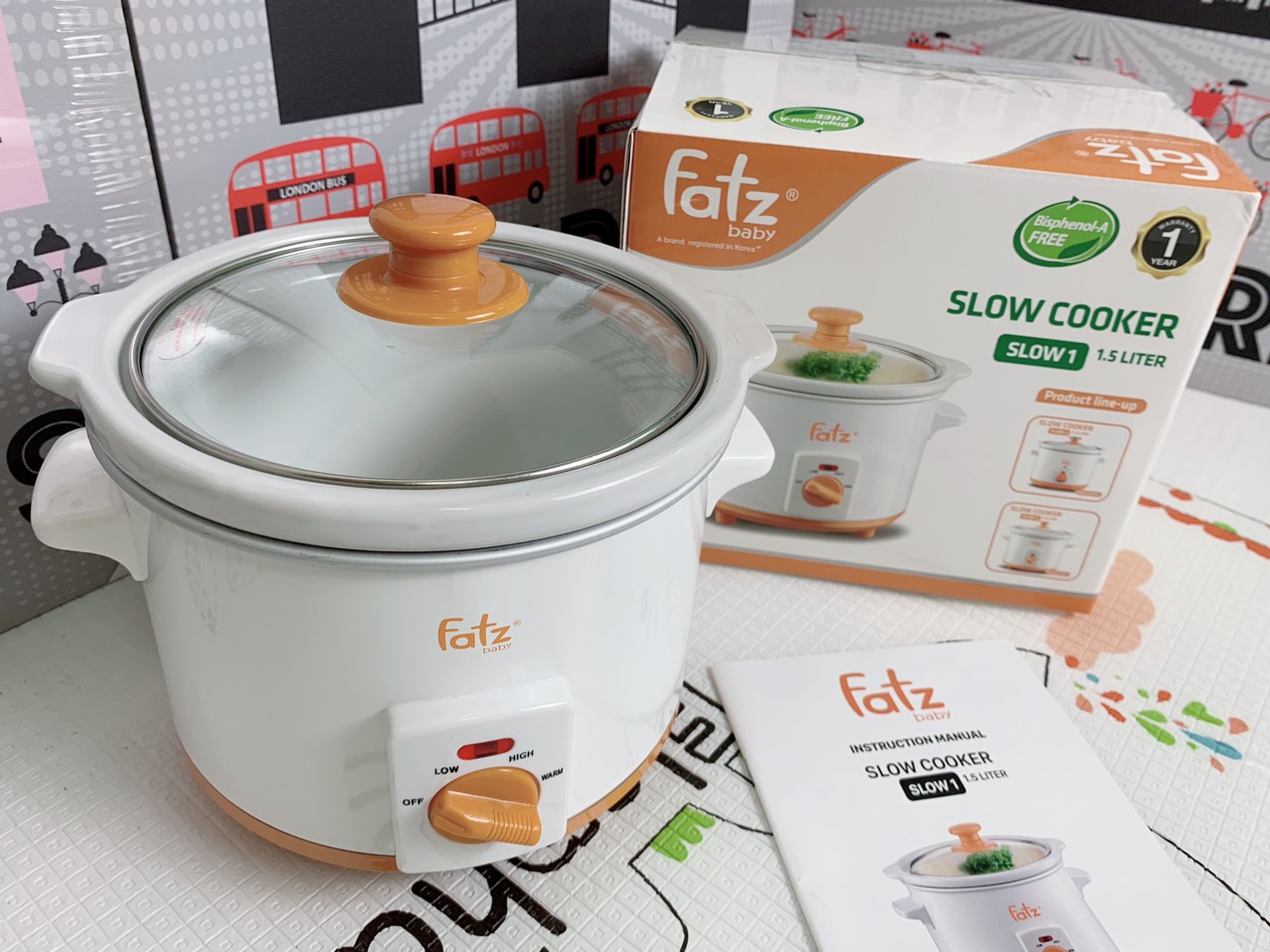 Nồi nấu chậm 1.5L Fatz Baby FB9015MH