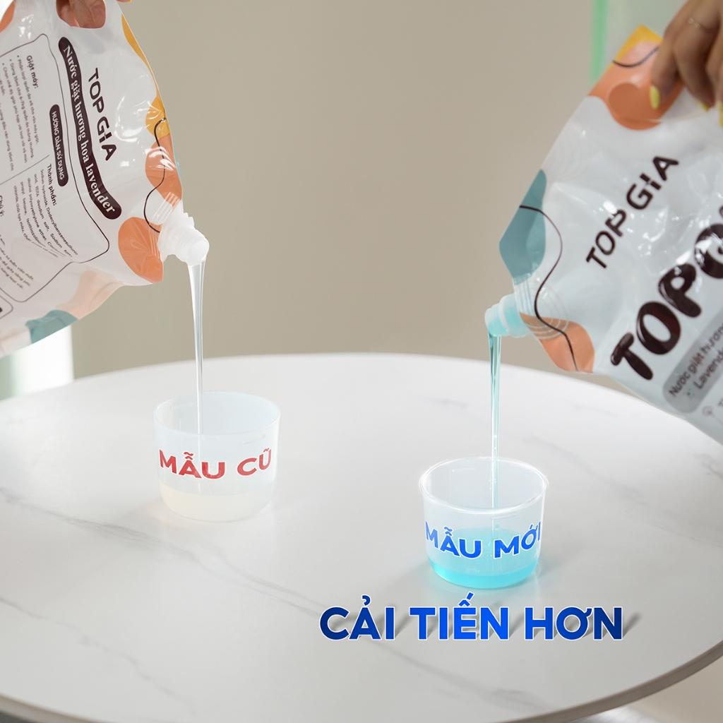Nước Giặt MUA 1 TẶNG 1 TopGia 3in1, Lavender,Hoa Hồng,Dịu Nhẹ Sạch Vết Bẩn, Lưu Hương 72h - TopGia3in1 đa sắc