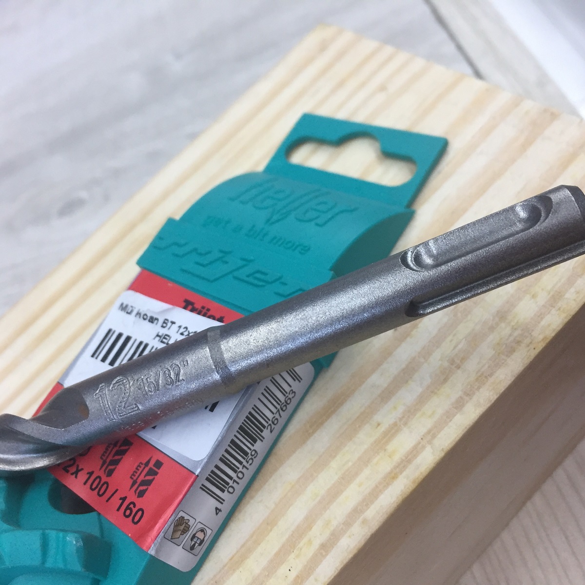Mũi khoan bê tông SDS PLus Trijet 12x160mm Heller