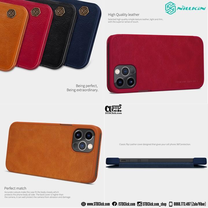 BAO DA DÀNH CHO ĐIỆN THOẠI IPHONE 12 PRO MAX NILLKIN QIN