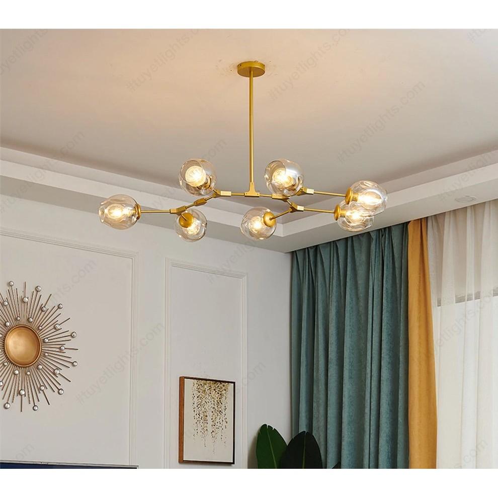 Đèn thả chùm thủy tinh APT-882-6