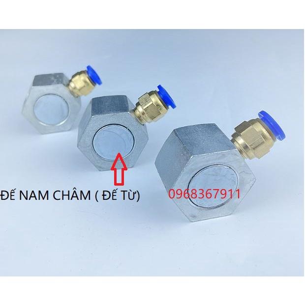 Vòi làm mát CNC đế nam châm, vòi tưới nguội loại lắp ống khí 8mm