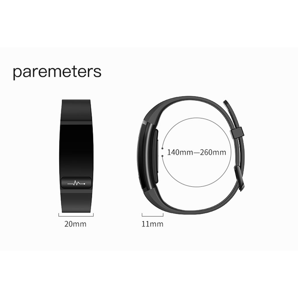 Fitness Smart Watch Tracker Body Temperature Blood Pressure Heart Rate IP67