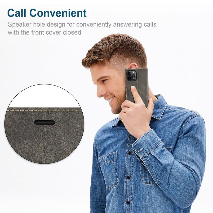 Bao Da Caseme cho điện thoại 12 mini nhiều màu