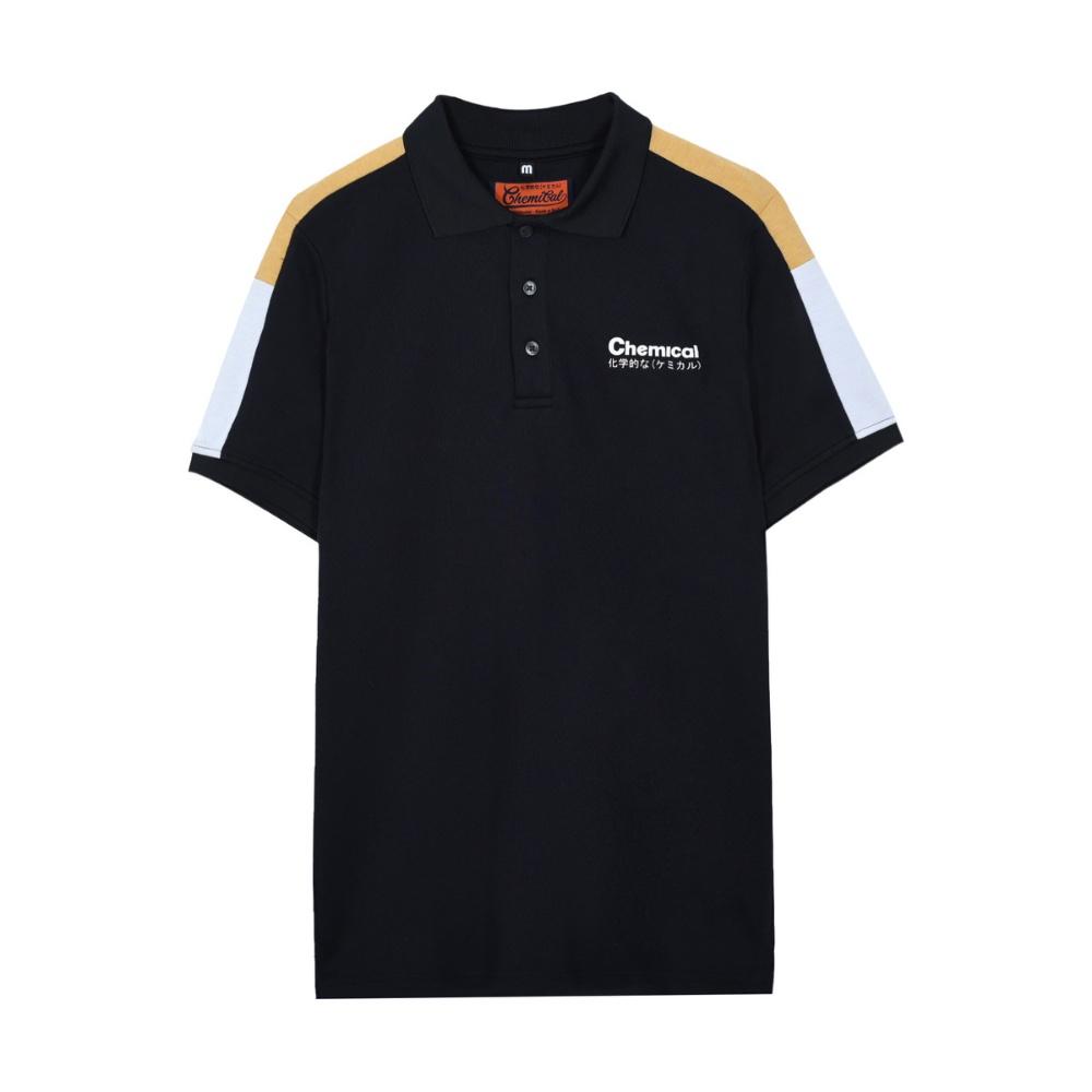 Áo Polo nam in chữ nổi CHEMICAL 2103015 chất cotton cao cấp, dày dặn, chuẩn form - CUONG STORE