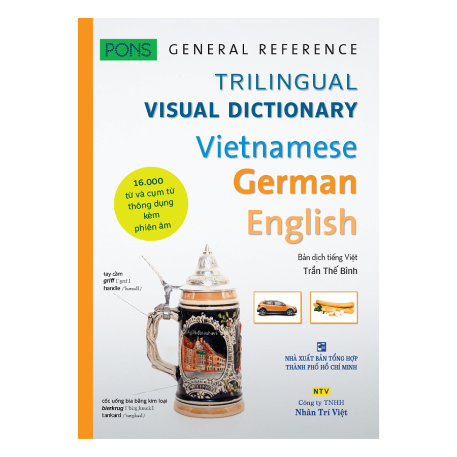 Pons General Reference – Trilingual Visual Dictionary Vietnamese – German – English