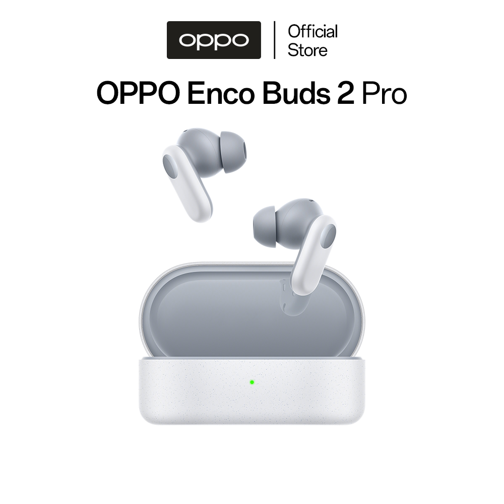 Tai nghe Bluetooth True Wireless OPPO Enco Buds2 Pro | 38 giờ phát nhạc | Mic kép | Khử ồn AI | - Hàng chính hãng