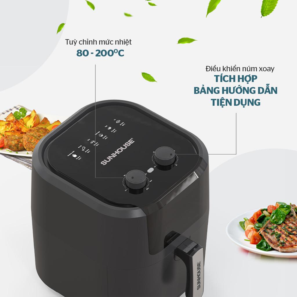 Nồi chiên không dầu Sunhouse 9 lít SHD4037  - Hàng chính hãng