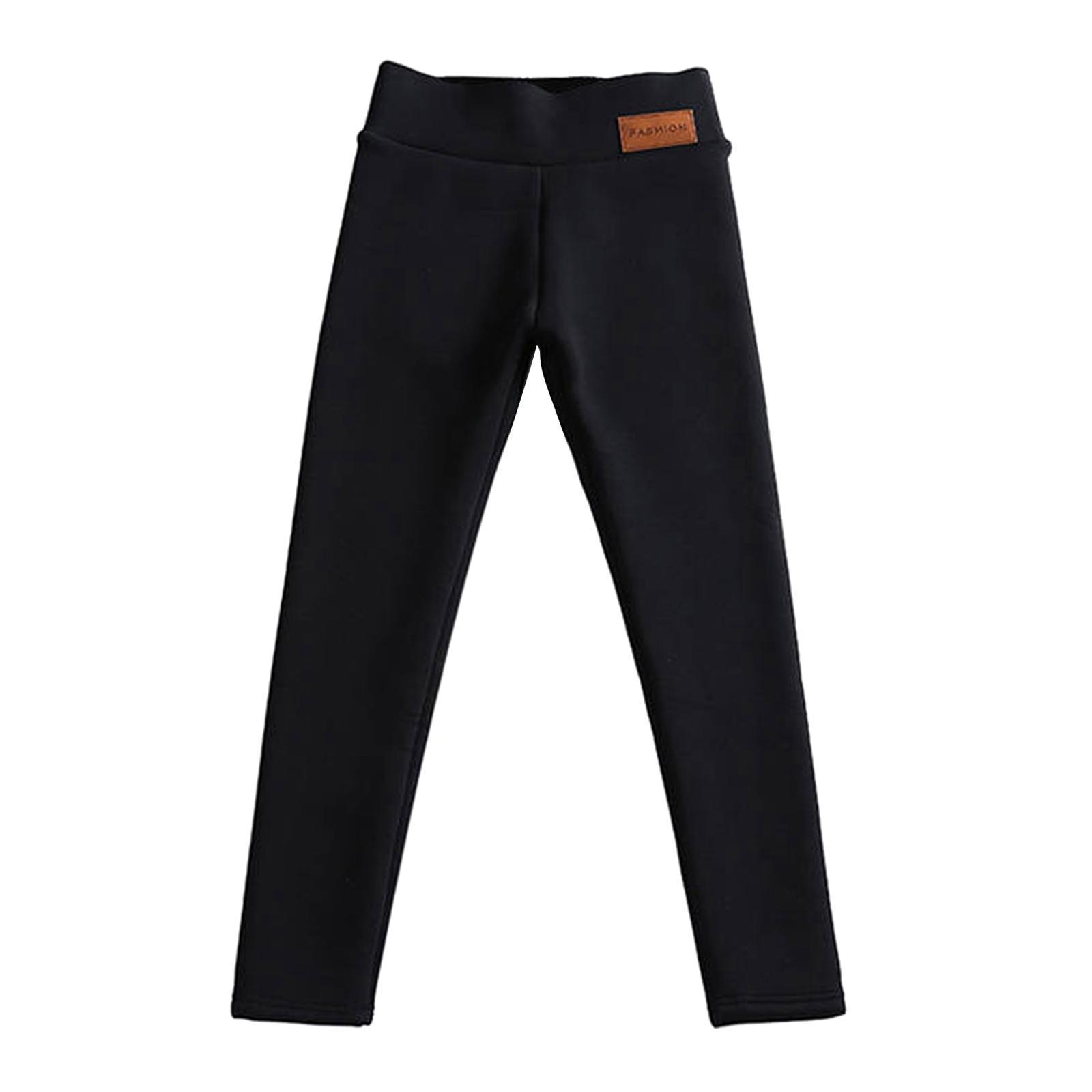 Women Winter Leggings Thick Tights Workout Comfortable Fleece Lined Elastic Trousers Thermal Pants Warm Yoga Pants for Cold Weather
