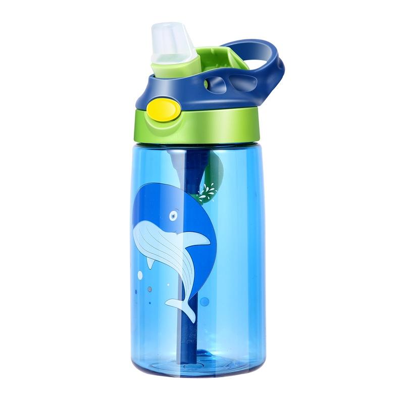 Trẻ Em Nước Sippy Cup Sáng Tạo Hoạt Hình Cho Bé Cốc Có Ống Hút Chống Rò Rỉ Nước Chai Ngoài Trời Di Động Trẻ Em Thoáng Mát Cup