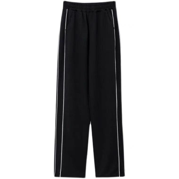 Quần Jogger 2 Sọc Form Ống Rộng Để Suông Hoặc Rút Dây Bo Gấu Vải Mịn Mềm Mát Thời Trang BANAMO Fashion 904