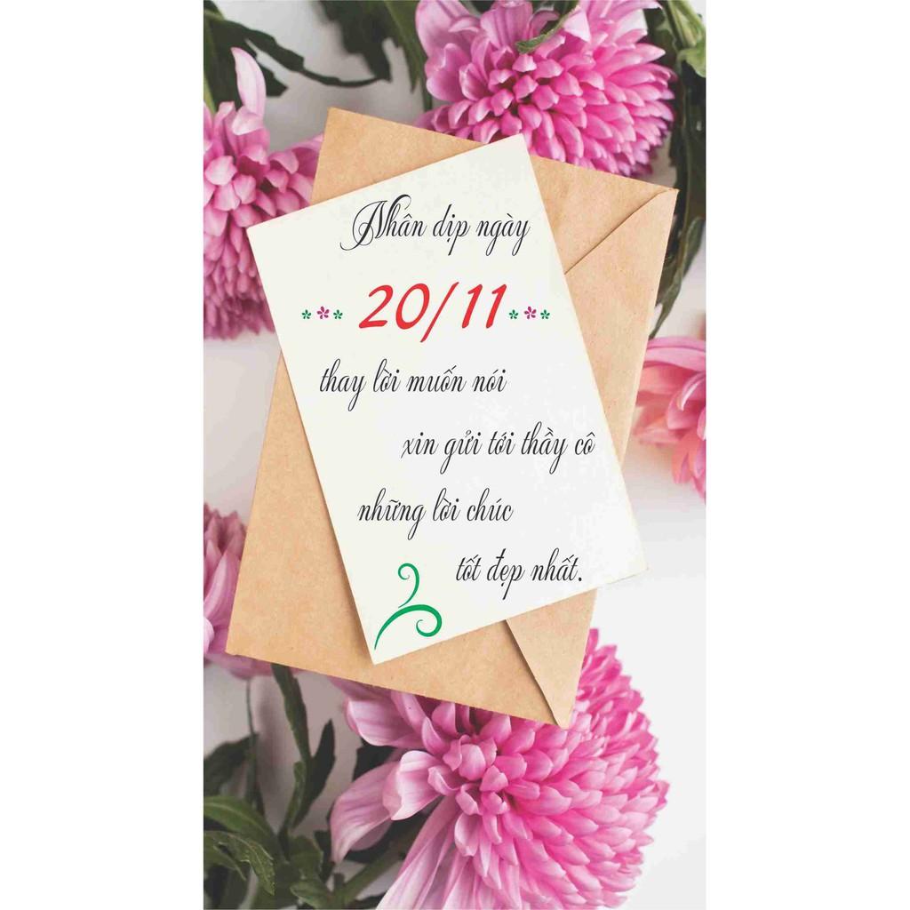 Thiệp chú mừng ngày Nhà giáo Việt Nam 20 tháng 11