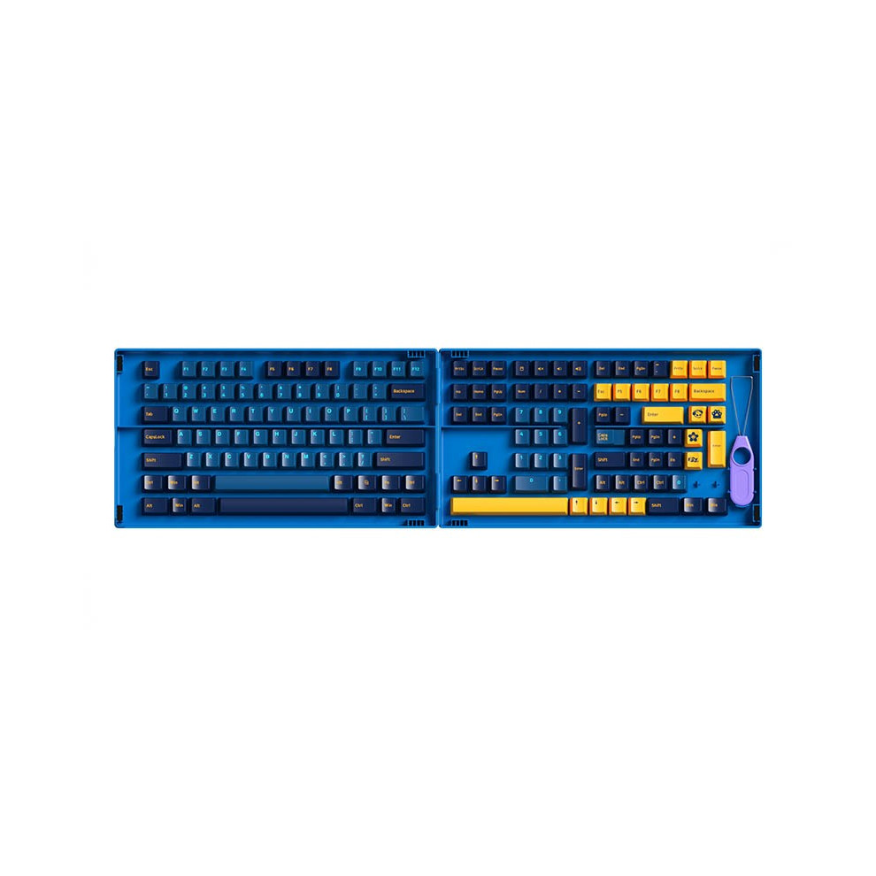 Bộ Set Keycap AKKO – Macaw (PBT Double-Shot/Cherry profile/157 nút) - Hàng Chính Hãng