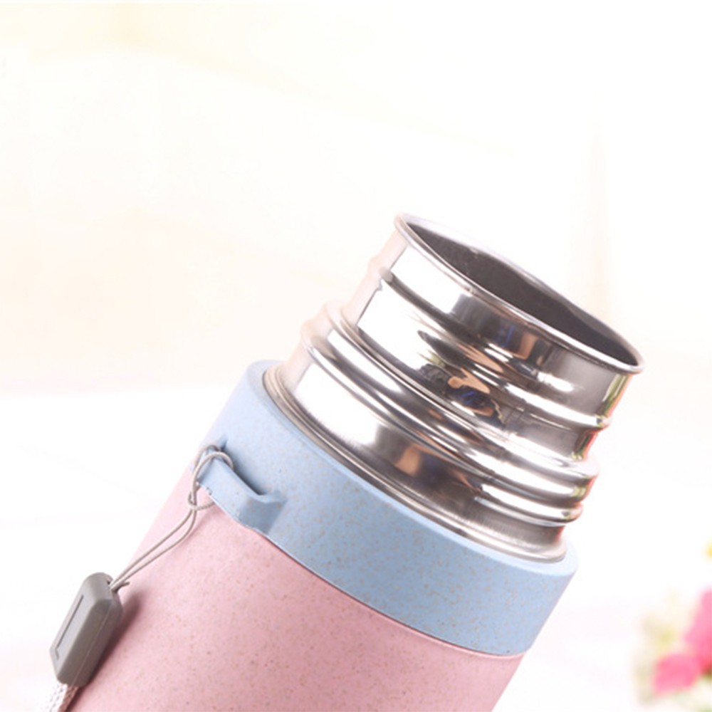 Bình Giữ Nhiệt Vỏ Lúa Mạch Lõi Inox Không Gỉ