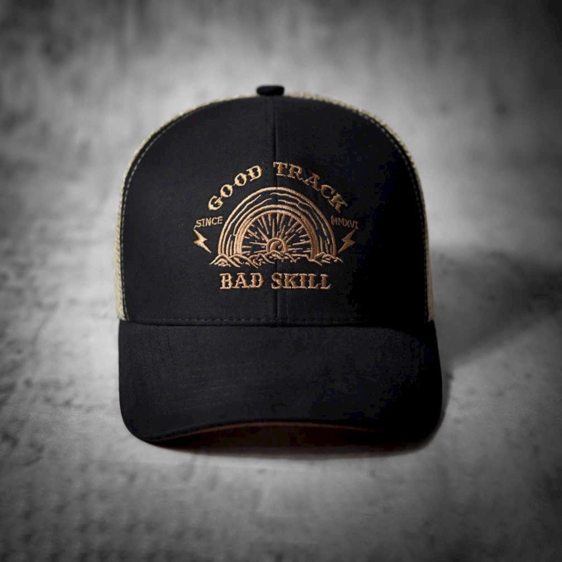 Nón kết, mũ lưỡi trai Badskill vải kaki phối lưới form chuẩn thời trang đường phố siêu đẹp