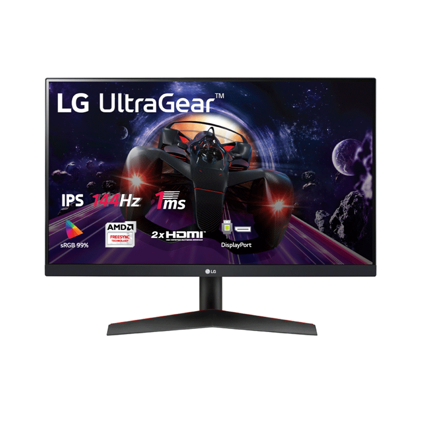 Màn hình LG 24GN600-B (23.8inch/FHD/IPS/144Hz/1ms/300nits/HDMI+DP+Audio/Freesync -Hàng Chính Hãng