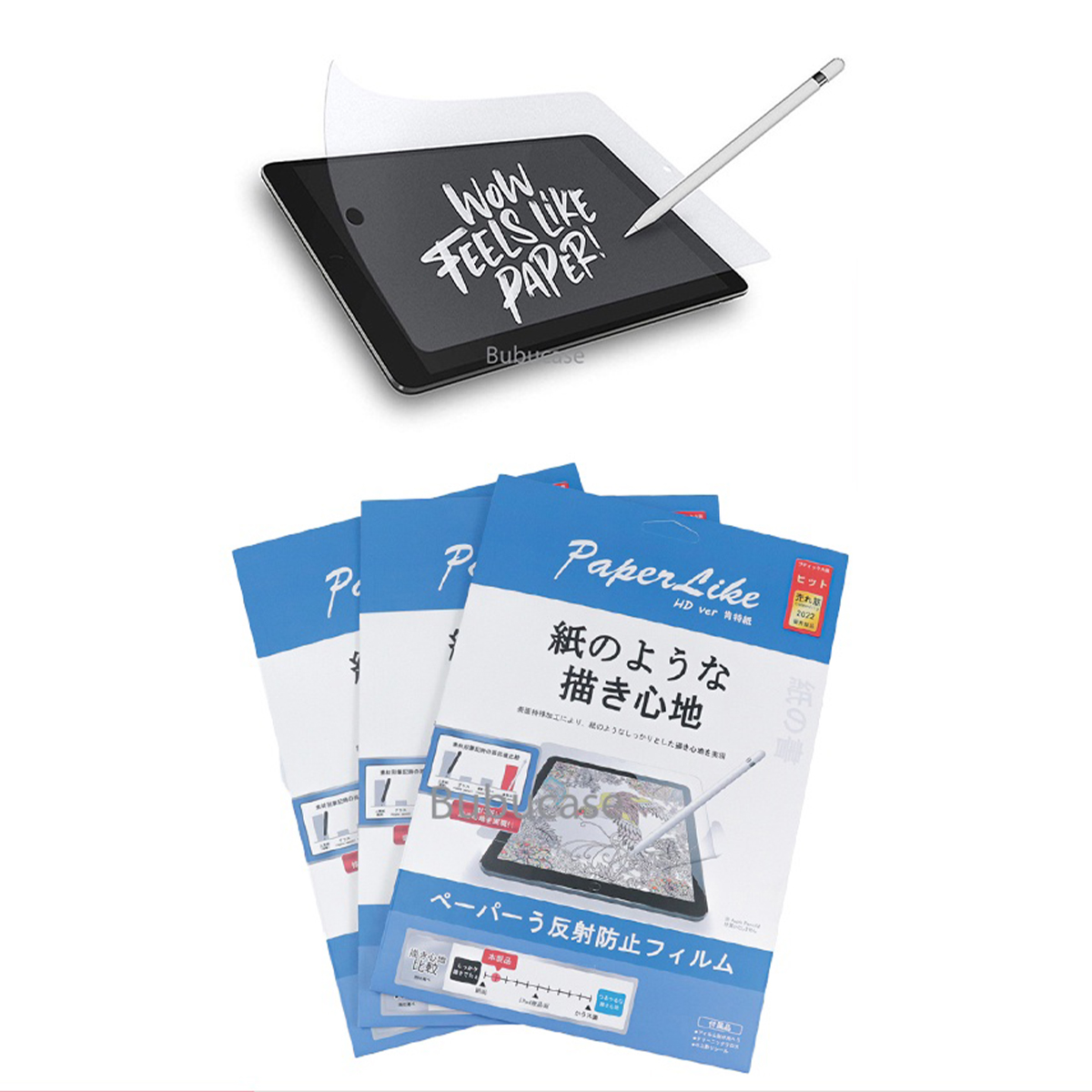 Miếng Dán Màn Hình Cho iPad Paperlike Hàng Nhật - Không Bám Vân Tay, Chống Chói, Cho Cảm Giác Viết Vẽ Như Trên Giấy Thật