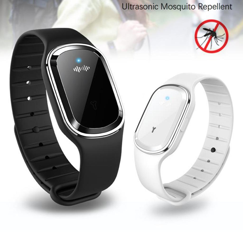 Ultrasonic Anti-Mosquito Insect Pest Bugs Repellent Repeller Wrist Bracelet Band