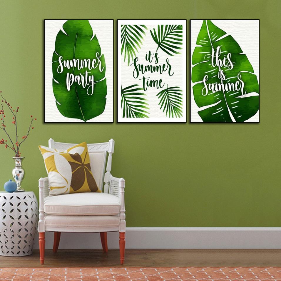 Tranh treo tường bộ 3, tranh trang trí nhà cửa 20x30cm