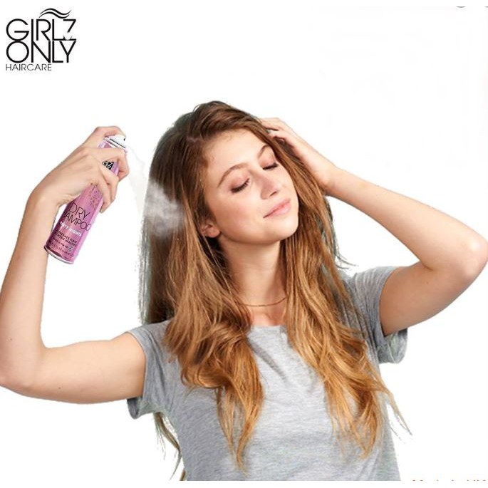 Dầu Gội Khô Girlz Only Dry Shampoo (Party Nights/ Dawn Til Dusk/ Dazzling Volume/ No Residue Nude