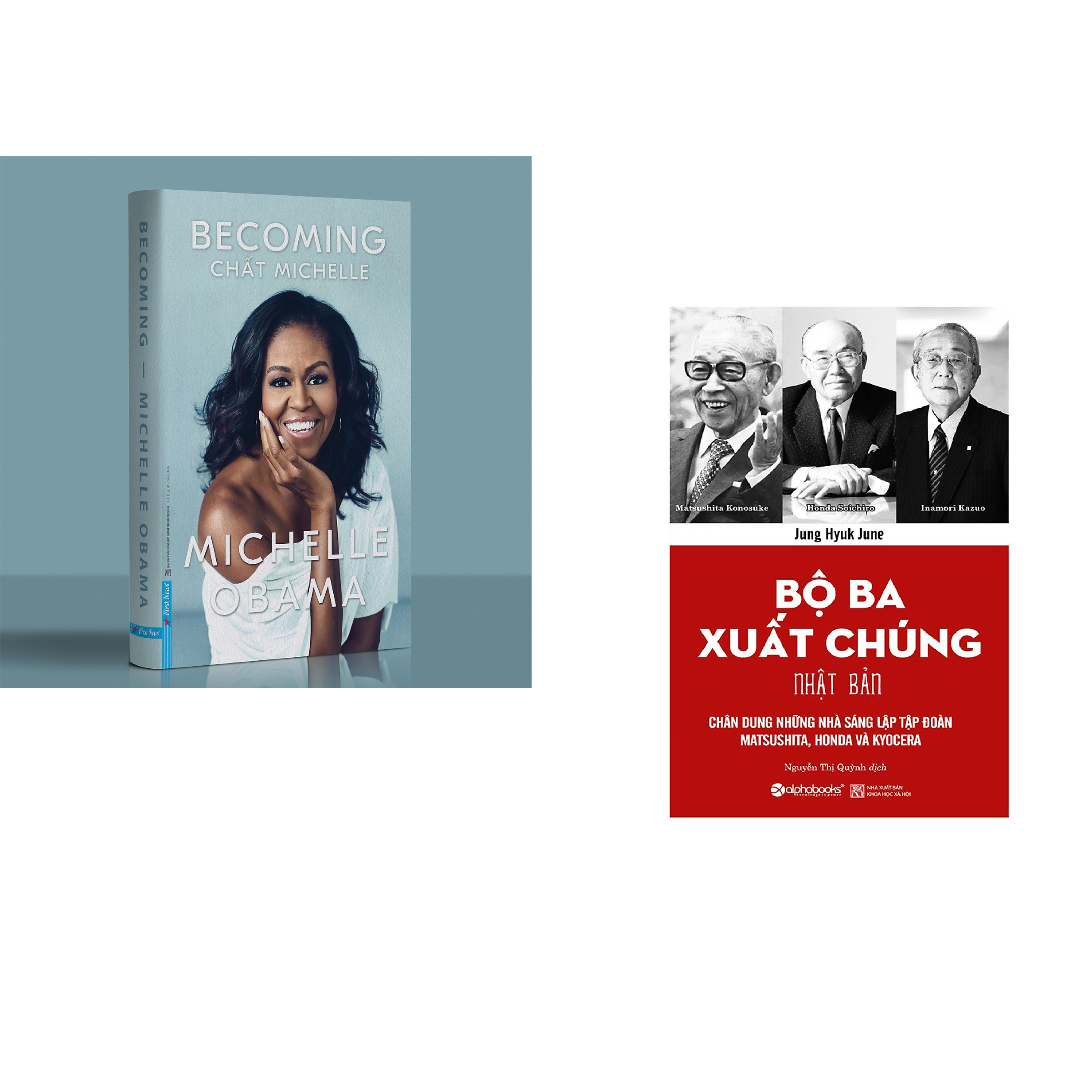 Combo 2 cuốn sách: MICHELLE OBAMA - Chất MICHELLE (Bìa cứng) + Bộ Ba Xuất Chúng Nhật Bản