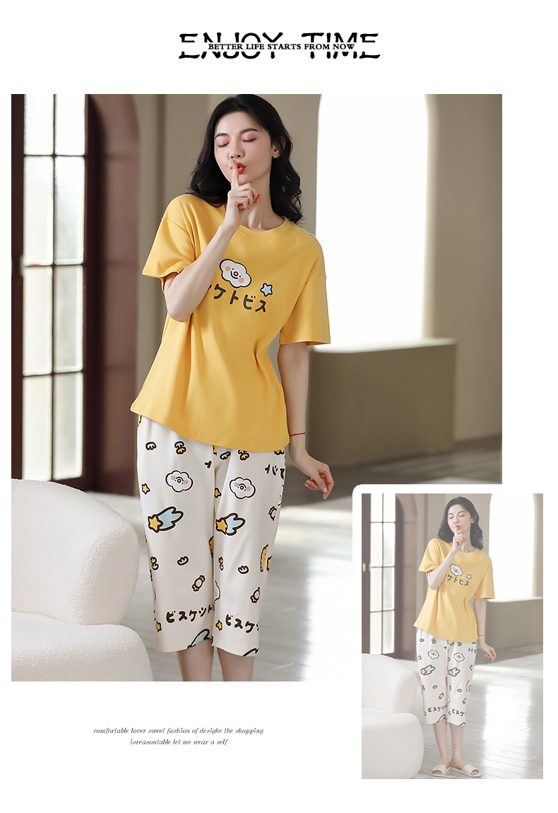 Quần áo mặc nhà cotton 5532