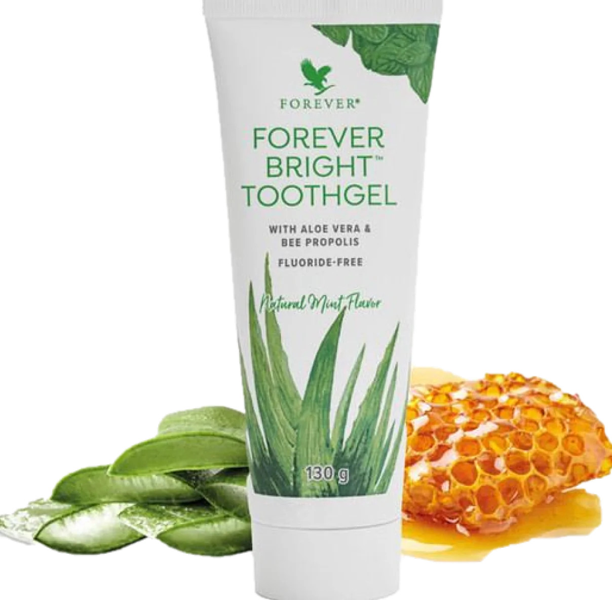 Combo 2 Tuýp Kem Đánh Răng Lô Hội Forever Bright Toothgel 130g/tuýp