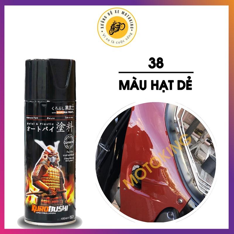 Sơn Samurai màu hạt dẻ 38 - chai sơn xịt cao cấp dành cho sơn xe máy