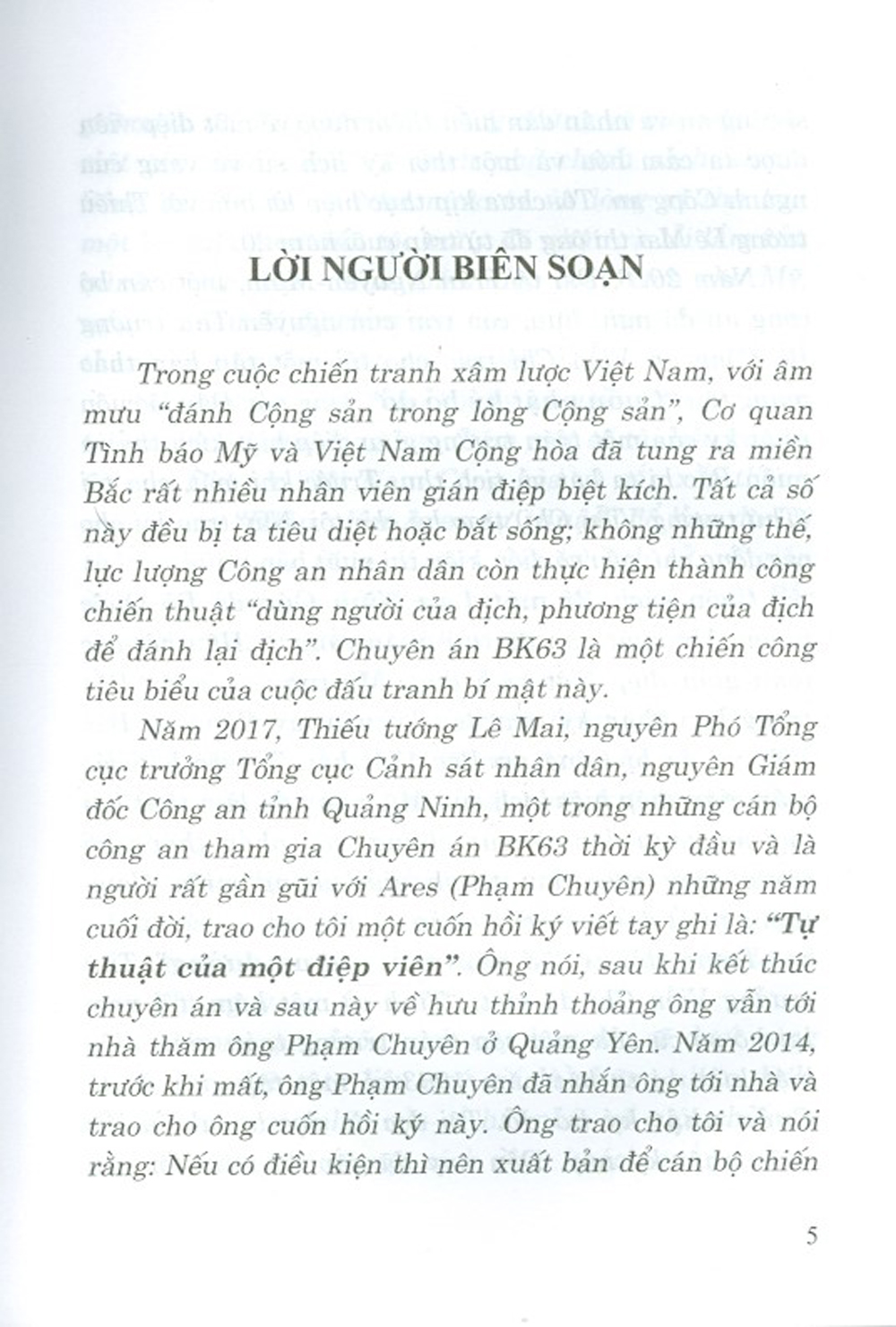 Điệp Viên ARES Tự Thuật (Tái bản lần thứ nhất)
