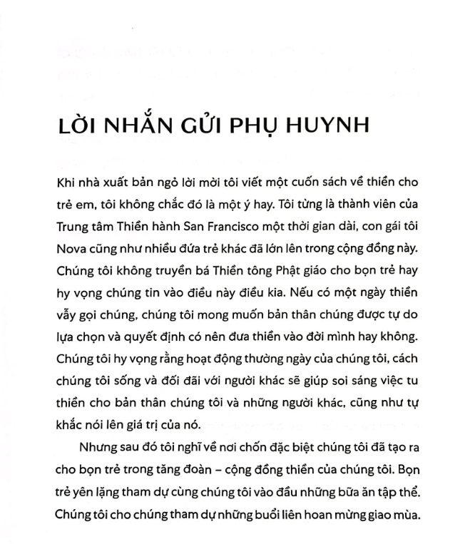 Sách Thiền cho trẻ em - 50+ câu chuyện và bài tập chánh niệm thắp sáng lòng nhân ái