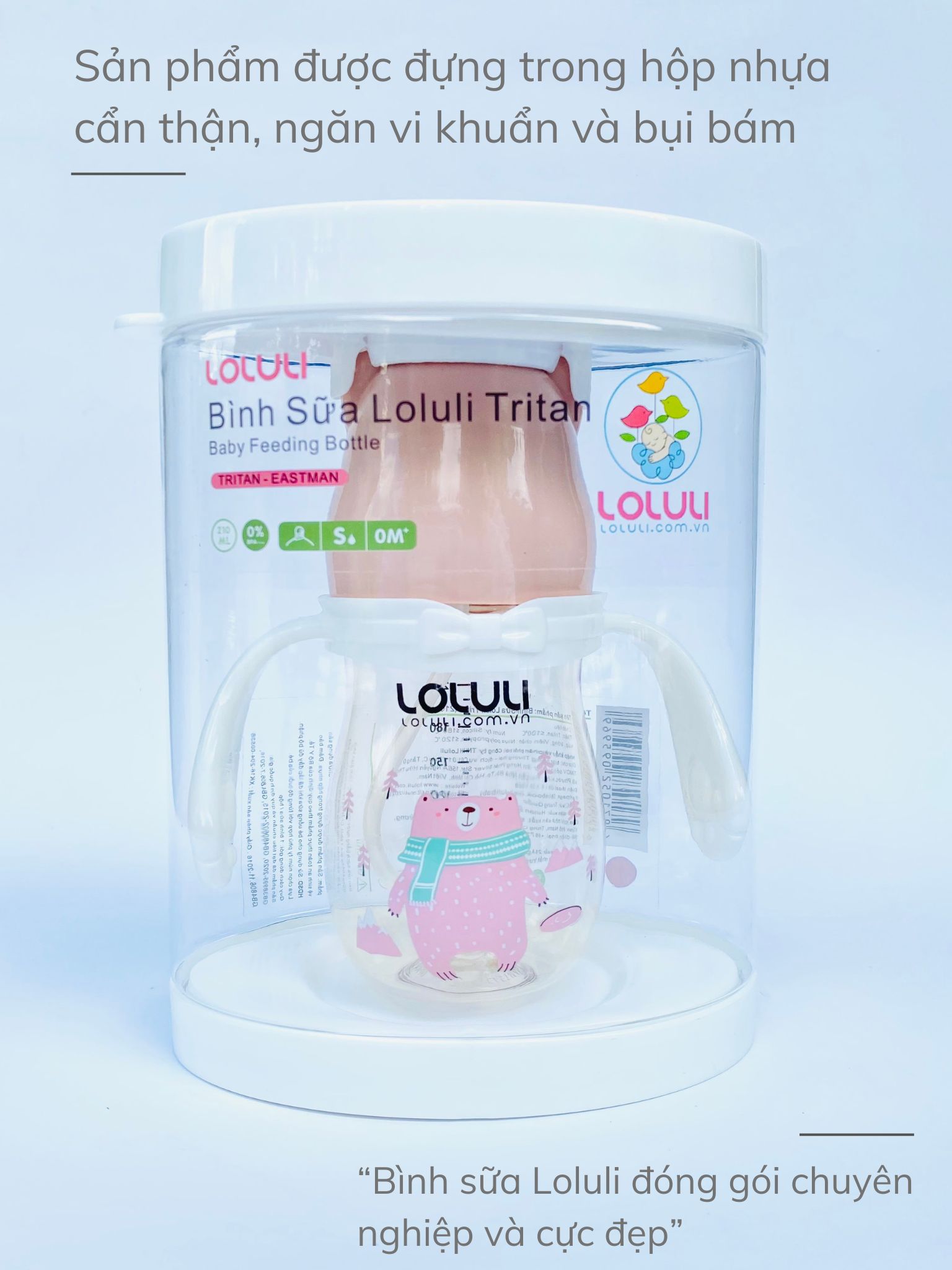 Bình Sữa Loluli Nhựa Tritan - 210ml