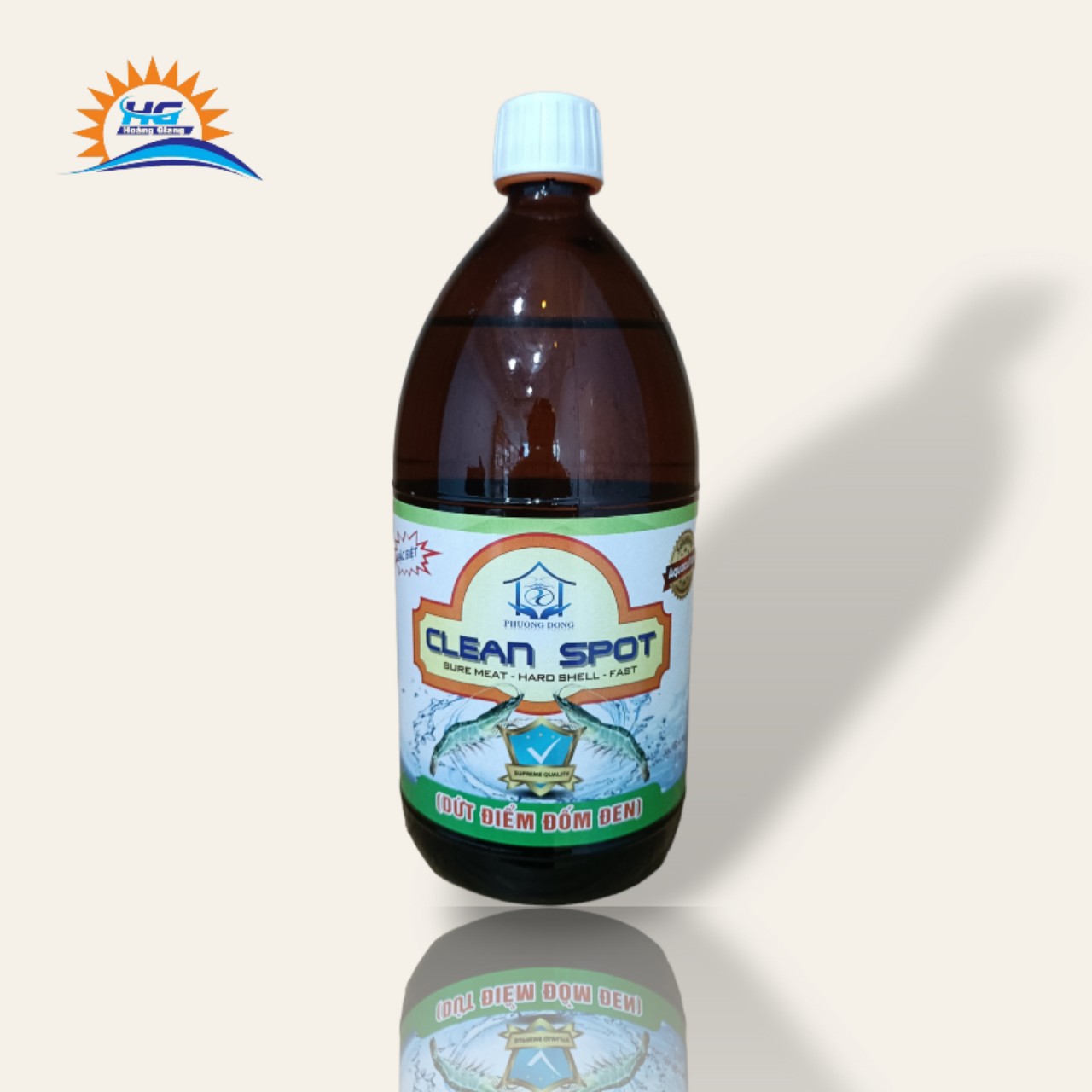 Diệt khuẩn đốm đen, đen mang, đứt râu, cho tôm.