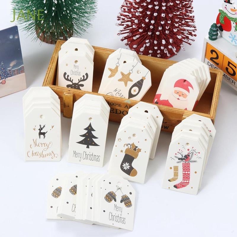 Mix 50 tag 10 mẫu chủ đề giáng sinh / Noel / X-mas dùng để trang trí