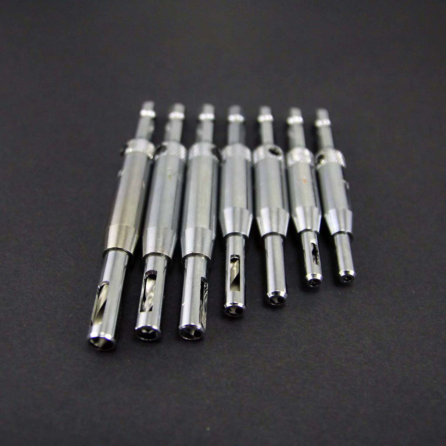 Bộ 7 mũi khoan bản lề tự định tâm 2-6.3mm