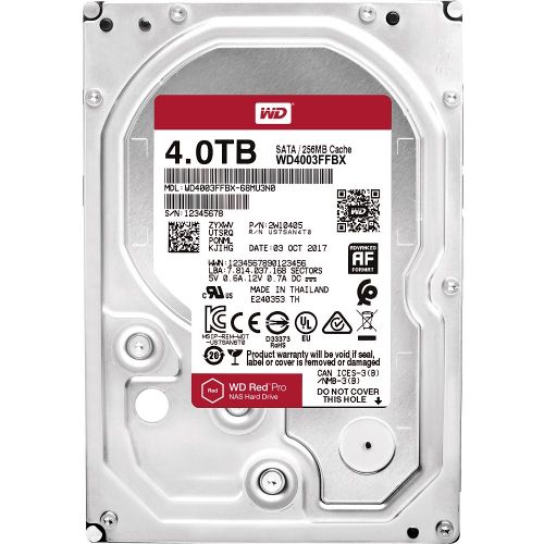 Ổ cứng HDD WD Red Pro 4TB 256MB 7200RPM WD4003FFBX - Hàng Chính Hãng