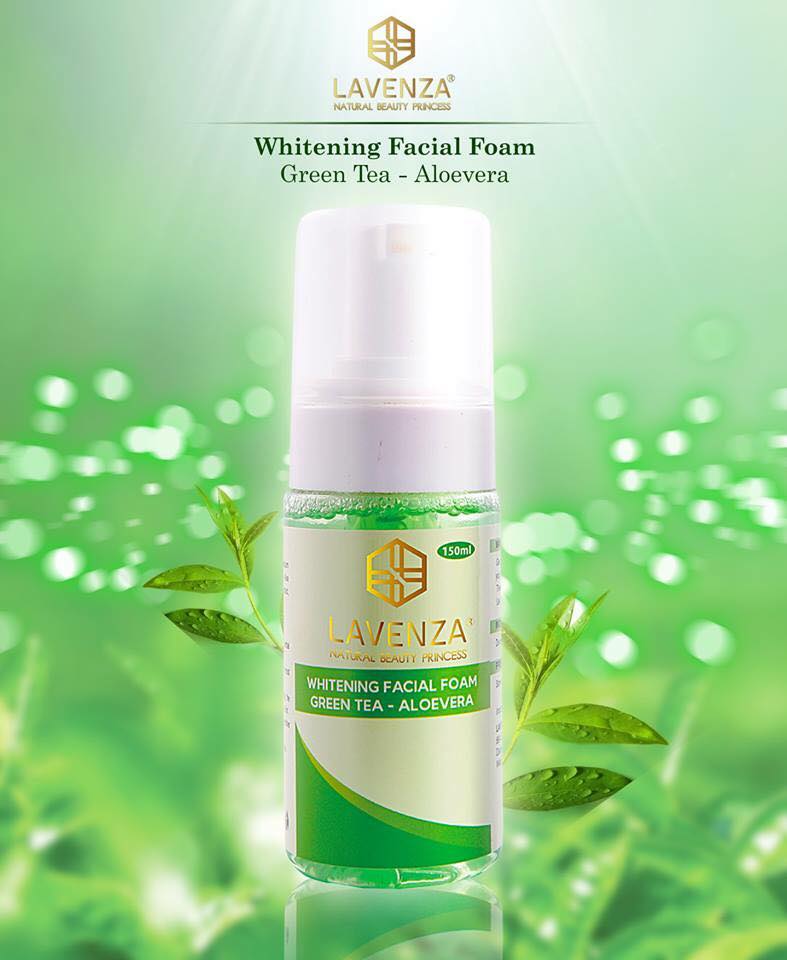Sữa rửa mặt dạng bọt trắng da Facial Foam Green tea - Aloevera 150ml