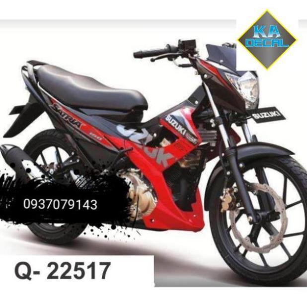 Tem rời raider xăng cơ đỏ đen 3 lớp ko bay màu