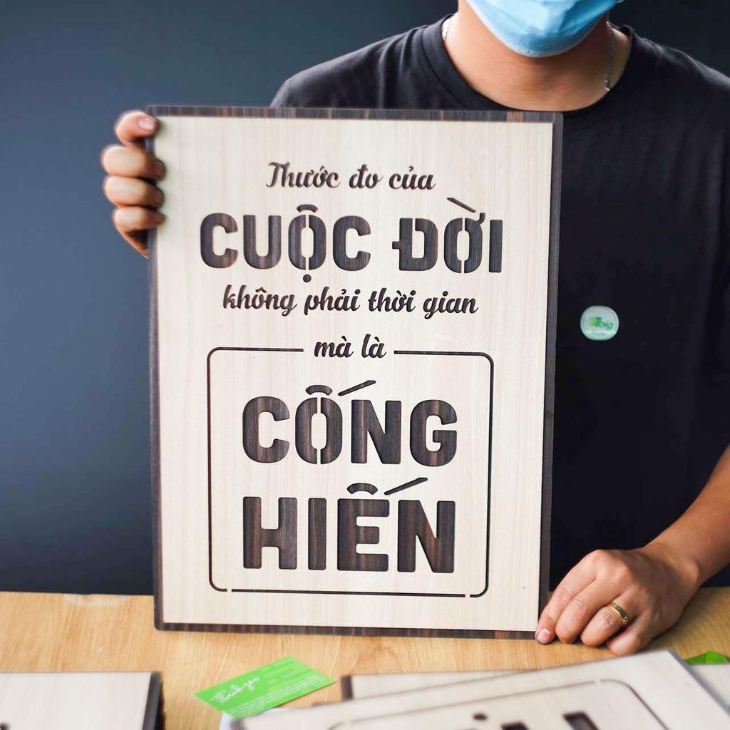 Tranh động lực TBIG107: Thước đo cuộc đời không phải thời gian mà là cống hiến