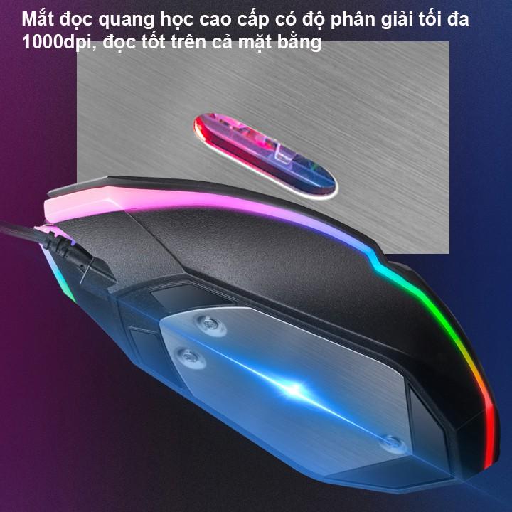 Chuột Game K-SNAKE M5 Đèn led RGB màu tự thay đổi